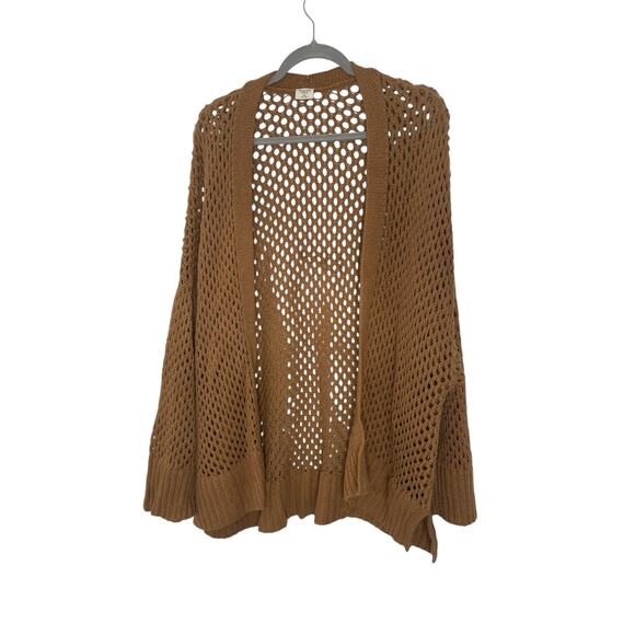 Abercrombie & Fitch Crocheted Open Front Cardigan Sweater Grandmacore Granny XXL - Picture 1 of 5